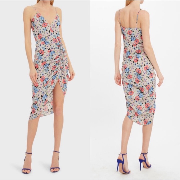 Veronica Beard Multicolor Silk Floral Dress - Picture 2 of 6